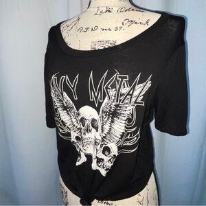 Women’s “Heavy Metal” Black Top